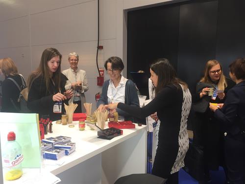 Mustard tasting at EAIE